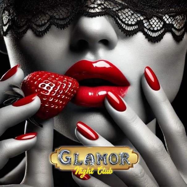 Glamour Night Club - Labios rojos y fresa